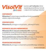 VisolVit Junior Orange, witaminy dla dzieci po 3 r.ż., musujący proszek o smaku pomarańczowym, 10 sasz., cena, opinie, wskazania