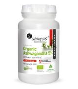 Aliness Organic Ashwagandha 5%, vege kapsułki, 100 sztuk