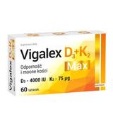 Vigalex D3 + K2 Max odporność i mocne kości, 60 tabl., cena, opinie, dawkowanie