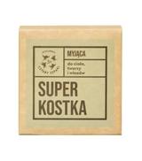 Mydlarnia Cztery Szpaki, Super kostka myjąca do ciała, twarzy i włosów, 75 g
