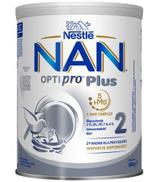 Nestle Nan Optipro Plus 2, 5 HMO, mleko następne dla niemowląt powyżej 6. miesiąca, 800 g