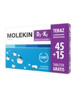 MOLEKIN D3 + K2, 60 tabletek