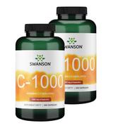 Swanson C-1000 Witamina C z dziką różą 1000 mg, 2 x 250 kapsułek