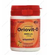 Orion Pharma Oriovit - D 4000 j.m., 100 tabl., cena, opinie, składniki