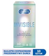Durex Invisible Close Fit Prezerwatywy ściśle przylegające - 10 szt. - cena, opinie, właściwości