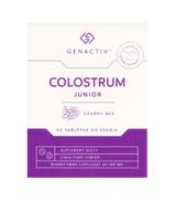 Genactiv Colostrum Junior Czarny Bez, 60 tabletek do ssania
