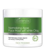 Bielenda Professional Premium Normalizing Algae Face mask with White Clay Normalizująca maska algowa do twarzy z Glinką Białą - 160 g - cena, opinie, skład