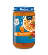 GERBER JUNIOR Obiadek risotto z indykiem i warzywami po 12 miesiącu - 250 g