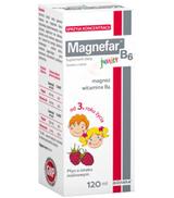 MAGNEFAR B6 JUNIOR Syrop o smaku malinowym, 120 ml