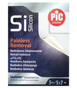 Pic SiSilicon Pooperacyjny Plaster silikonowy 5x7cm z włókniny z technologią silikonową, 5 szt., cena, opinie, wskazania