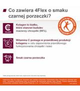 4 Flex, kolagen fortigel + witamina C o smaku czarnej porzeczki, saszetki, 30 sztuk