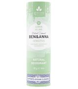 Ben & Anna Naturalny dezodorant bez sody Lemon & Lime - 60 g - cena, opinie, wskazania