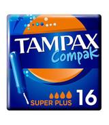 Tampax Compak Super Plus Tampony z aplikatorem - 16 sztuk