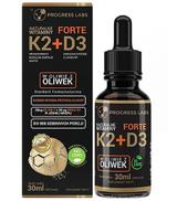 Progress Labs Naturalne Witaminy K2 MK-7 + D3 Forte - 30 ml - cena, opinie, wlaściwości