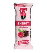 BeRAW  Energy, Baton energetyczny, malina, 40 g