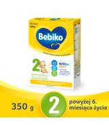 BEBIKO 2 Mleko modyfikowane następne dla niemowląt, 350 g
