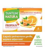 TANTUM NATURA Smak pomarańczowo - miodowy - 15 past.