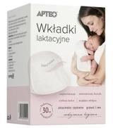 Apteo wkładki laktacyjne, 30 sztuk