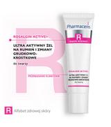 Pharmaceris R Rosalgin Active + Ultra Aktywny Żel na rumień i zmiany grudkowo - krostkowe do twarzy, 30 ml, cena, opinie, wskazania