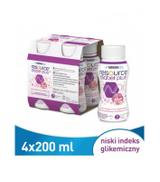 Resource Diabet Plus, dieta kompletna w płynie, smak truskawkowy, 4 x 200 ml