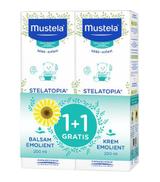 Mustela Zestaw Stelatopia Balsam emolient, 200 ml + Krem emolient, 200 ml - ważny do 2024-10-31