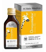 Holistic Medica Omegamedica Kids o smaku cytrynowo - bananowym, 100 ml, cena, opinie, wskazania