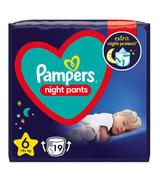 Pampers Night Pants 6 pieluchomajtki extra large +15 kg, 19 sztuk