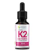 Wish Witamina K2  MK-7 Forte - 30 ml - cena, opinie, dawkowanie