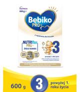 BEBIKO PRO+ 3 Mleko Modyfikowane - 600 g Po 1. roku życia - cena, opinie, właściwości