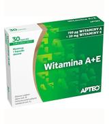 APTEO Witamina A+E - 30 kaps. - ważny do 2025-10-31