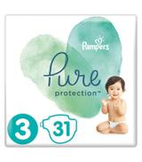 Pampers Pure Protection Midi 3 Pieluchy 6-10 kg - 31 szt. Pieluchy dla niemowląt - cena, opinie, właściwości