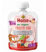 Holle Bio mus owocowy z jogurtem od 8 miesiąca Owocowy lisek, 85 g, cena, opinie, stosowanie - ważny do 2025-07-31