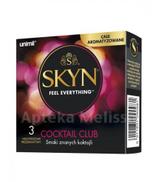 Unimil Skyn Cocktail Club prezerwatywy o smaku koktajli - 3 szt. - cena, opinie, właściwości