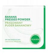 Ecocera, naturalny prasowany puder bananowy dla cery suchej i wrażliwej, 10 g