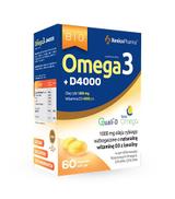 Bio Omega3 +D3 4000, 60 kaps. cena, opinie, skład