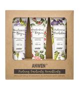 Anwen Zestaw odżywek do włosów o wysokiej porowatości Nawilżający Bez - 100 ml + Emolientowa Róża - 100 ml + Proteinowa Orchidea - 100 ml - cena, opinie, właściwości