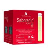 Seboradin Forte Intensywna pielęgnacja dla osób z problemem przewlekłego wypadania włosów - 7 amp. - cena, opinie, właściwości