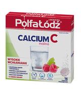 Calcium C Malinowe - 16 tabl. mus. - cena, opinie, wskazania