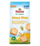 Holle Mini sucharki z miodem i masłem, 100 g - ważny do 2025-08-03