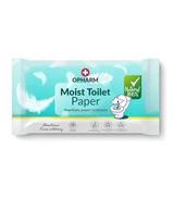 Opharm Moist Toilet Paper, nawilżany papier toaletowy, 48 sztuk