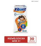 VIBOVIT JUNIOR Witaminy + Żelazo, 30 tabletek