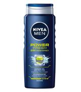 Nivea Men Power Fresh Żel pod prysznic do ciała, twarzy i włosów - 500 ml - cena, opinie, właściwości