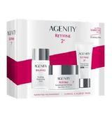 Agenity Zestaw Retivine 2° Wygładzający krem przeciwzmarszczkowy na dzień SPF 20, 50 ml + Regenerujący krem przeciwzmarszczkowy na noc, 50 ml + Łagodzący tonik nawilżający, 25 ml
