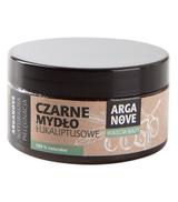 Arganove Czarne mydło eukaliptusowe 100% naturalne, 100 g