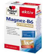 DOPPELHERZ AKTIV Magnez B6 Cytrynian - 30 tabl. - cena, dawkowanie