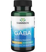 SWANSON GABA Forte 750 mg - 60 kaps.