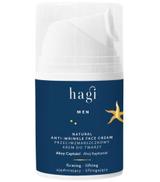 Hagi Men, Naturalny Krem do twarzy przeciwzmarszczkowy Ahoj Kapitanie, 50 ml
