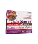 Olimp Chela Mag B6 Ashwagandha + Żeń-Szeń, 30 kaps., cena, wskazania, składniki