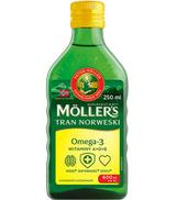 Mollers Tran Norweski o aromacie cytrynowym, płyn, 250 ml - ważny do 2025-10-31