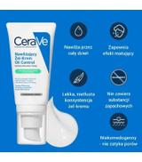 CeraVe Oil Control Żel-krem nawilżający dla skóry mieszanej i tłustej, 52 ml